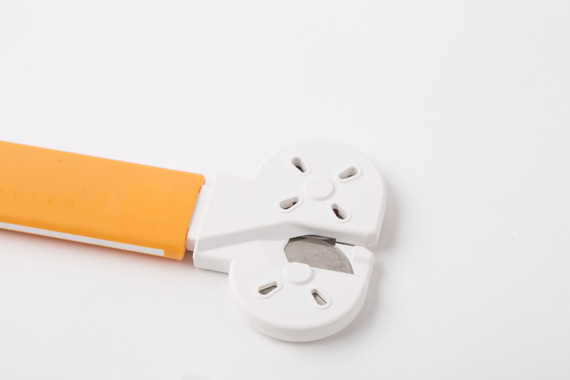 韩国原产ZERO CUTTER俐落卡特RSR可换刀头滚轮式剪刀 橙色