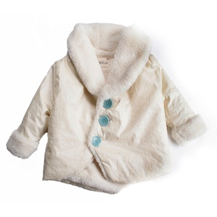 西班牙原产MoNiKaKo Kids 宝宝纯白绵柔上衣 宝宝棉衣