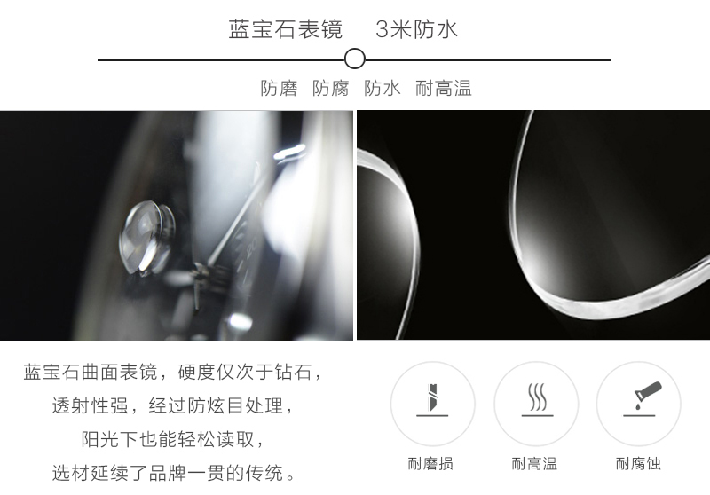 意大利WYLER VETTA传承系列男士手表石英表 白色