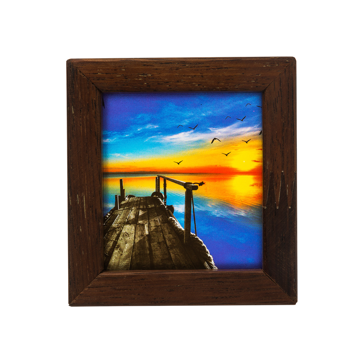 澳大利亚原产Windows of Light立体光影装饰画 水边日落 混色