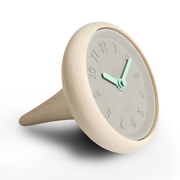 法国原产gone's 枫木矿物创意装饰书桌钟电子钟 1个装