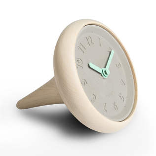 法国原产gone's 枫木矿物创意装饰书桌钟电子钟 1个装