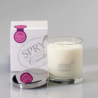 英国原产SPRY植物香薰蜡烛玻璃杯香薰香氛