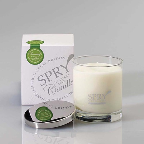 英国原产SPRY植物香薰蜡烛玻璃杯香薰香氛 橙花（可燃时长：60小时）