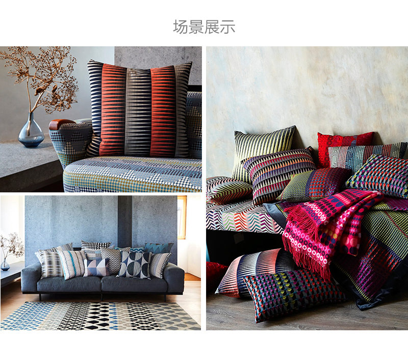 英国原产MARGO SELBY鸭绒靠垫手工编织抱枕靠枕 天鹅湖主题