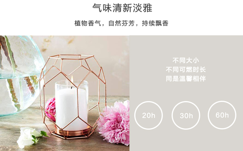 英国原产SPRY植物香薰蜡烛玻璃杯香薰香氛 柠檬葡萄柚（可燃时长：60小时）