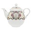 英国原产HALCYON DAYS宫廷骨瓷茶具茶壶茶杯套装 乳白色