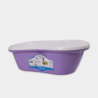 意大利原产da-dam 可排水婴儿浴盆宝宝洗澡盆 1-12个月