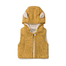 法国原产Minabulle针织婴幼儿马甲带帽小马甲外套 黄色 2岁