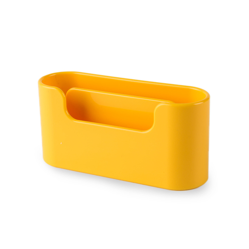 韩国原产aplum多层名片盒收纳盒名片座 黄色