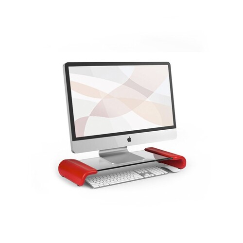 韩国原产aplum多功能电脑收纳支架置物桌增高架 红色