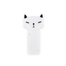 韩国原产CHERRYCAT个性时尚耳机绕线器理线器黑色耳朵猫咪 白色