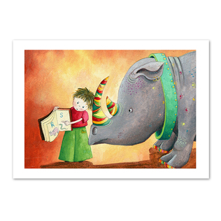 英国原产LouiseTateIllustration儿童插画挂画教育阿诺德