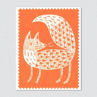 英国原产Lisa Jones Studio儿童启蒙认知学习卡片狐狸