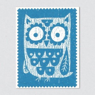 英国原产Lisa Jones Studio儿童启蒙认知学习卡片猫头鹰