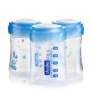 法国原产dodie哺乳奶存储奶瓶3个装x150ml含2个哺乳垫