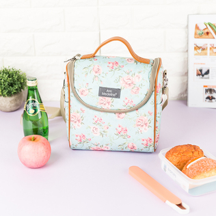 韩国原产Ann Medeline保温隔热午餐包妈妈包外出包复古薄荷