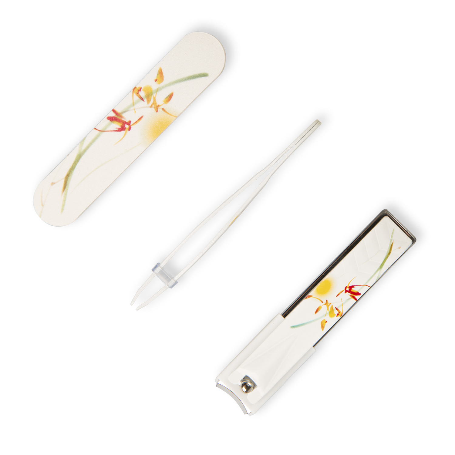 韩国原产BELL纳米银指甲钳指甲修护工具3件套