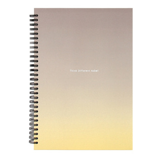 韩国原产tobe线圈简约渐变色笔记本便签本记事本