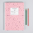 韩国原产tobe追忆系列装订空白笔记本记事本 粉红