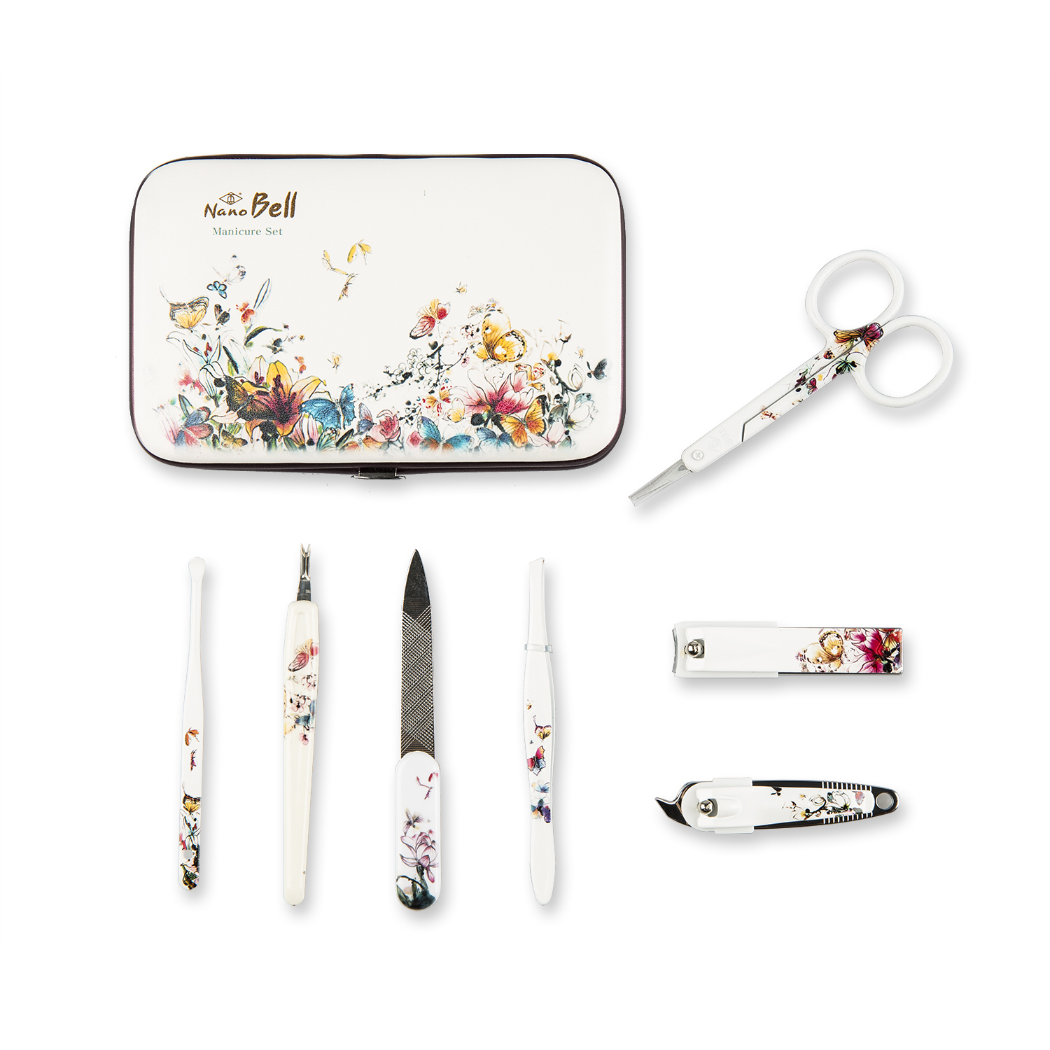 韩国原产BELL纳米银指甲钳套装修容美护工具7件套