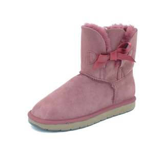 澳洲SHEARERS侧蝴蝶结短筒靴舒适保暖雪地靴短款