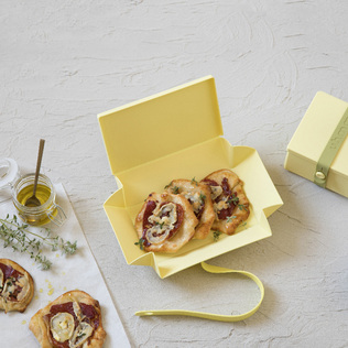 丹麦Uhmm可折叠保鲜盒野餐盒食物盒长方形