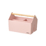 韩国原产SYSMAX PALO系列多功能木柄收纳盒储物盒 粉色