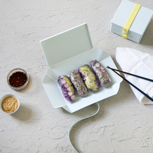 丹麦Uhmm可折叠保鲜盒野餐盒食物盒长方形