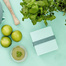 丹麦Uhmm可折叠保鲜盒野餐盒食物盒方形 深色浅蓝