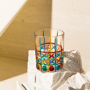 意大利ZECCHIN钻石高地系列多彩平底杯酒杯水杯