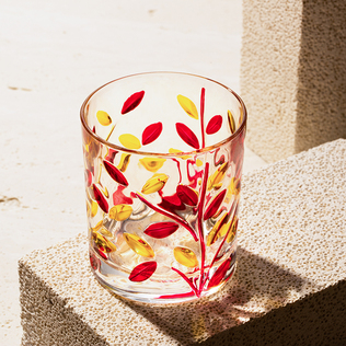 意大利原产ZECCHIN叶纹系列酒杯杯子手工水杯330ml