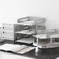 韩国SYSMAX EL paper tray系列三层文件架收纳架置物架 灰色