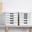 韩国SYSMAX MAX FILE CABINET系列7层文件柜收纳柜置物柜 灰色