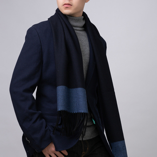 意大利原产MA.AL.BI.羊毛围巾男士围巾