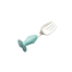 日本elfin小蓝鲸系列餐叉餐勺水果勺水果叉10cm 餐叉