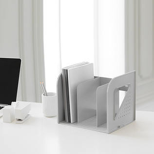 韩国原产SYSMAX 棱角系列三栏书立书架