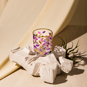 意大利原产ZECCHIN树叶系列粉紫金叶酒杯红酒杯手工杯 粉紫