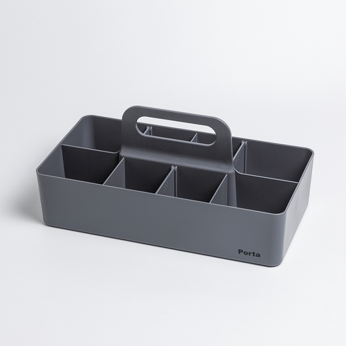 韩国原产SYSMAX Porta Plus版多功能收纳盒储物盒置物盒 碳灰色