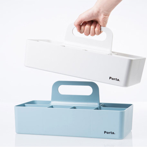 韩国原产SYSMAX Porta Plus版多功能收纳盒储物盒置物盒 湖光蓝