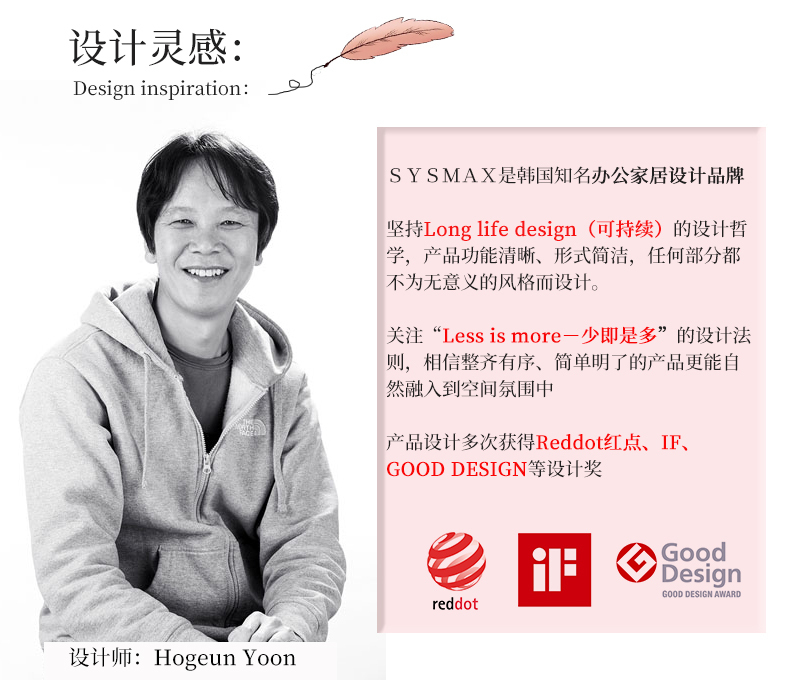 韩国SYSMAX HIVE系列多功能桌面收纳盒储物盒置物盒 灰蓝