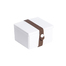 丹麦Uhmm可折叠保鲜盒野餐盒食物盒方形 白色
