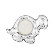 意大利原产B&B银手工相框摆台裱画框乌龟图案