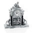 意大利原产LINEA ARGENTI镀银钟表时钟座钟 童光黑柱款 银色