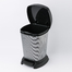 瑞士原产Rotho居家踏板垃圾箱垃圾桶垃圾篓 灰色