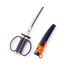 日本原产NIKKEN特色不锈钢武士刀家用办公剪刀 紫色