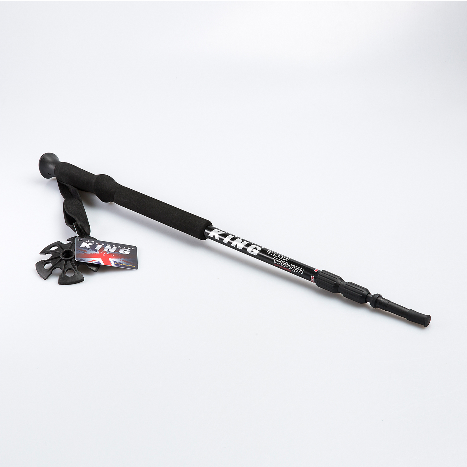 英国原产Mountain King轻盈可伸缩登山杖登山装备手杖