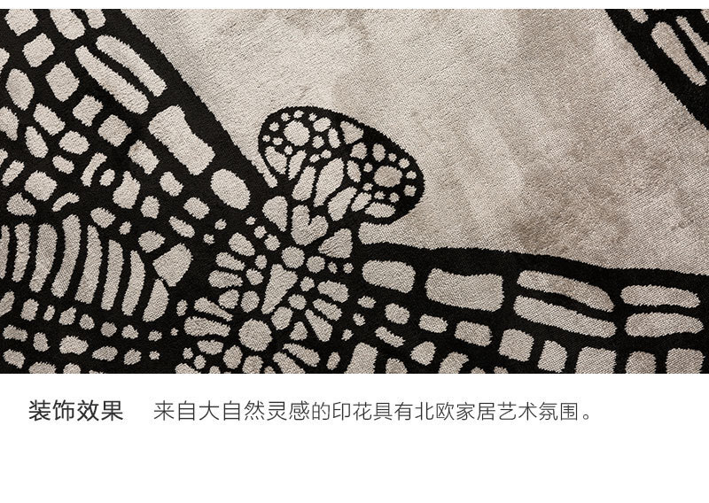 芬兰原产VALLILA LIBELLE系列地毯地垫140x200cm 白色