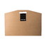 韩国原产TUNAPAPER粘贴式纸质收纳盒免打孔整理盒储物盒大号 黑色