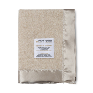 新西兰原产Pacific Alpacas驼羊毛婴儿毛毯盖毯38 x 48cm